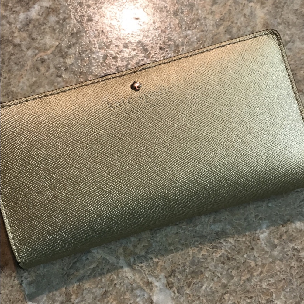 Gold Kate Spade Wallet